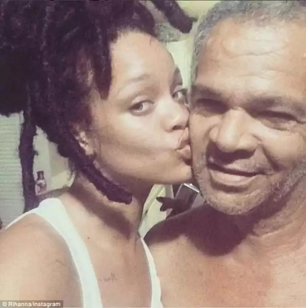 Rihanna Shares Sweet Snaps With Her Dad As She Shrugs Off Latest Drake Split (Photos)
